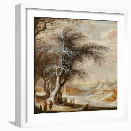 Winter Landscape (Oil on Canvas)-Gysbrecht Lytens or Leytens-Framed Giclee Print