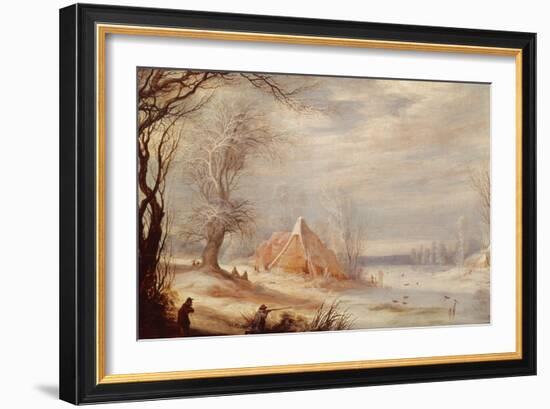 Winter Landscape (Oil on Canvas)-Gysbrecht Lytens or Leytens-Framed Giclee Print