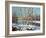 Winter Landscape On The Bank Of The River-balaikin2009-Framed Art Print