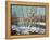 Winter Landscape On The Bank Of The River-balaikin2009-Framed Stretched Canvas