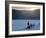 Winter Landscape, Reindeer and Snowmobile, Jokkmokk, Sweden-Peter Adams-Framed Photographic Print