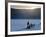 Winter Landscape, Reindeer and Snowmobile, Jokkmokk, Sweden-Peter Adams-Framed Photographic Print