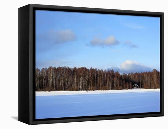 Winter Landscape, Suda, Vologda Region, Russia-Ivan Vdovin-Framed Premier Image Canvas