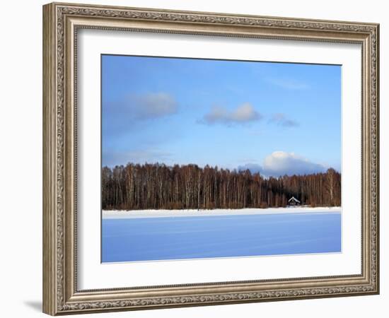 Winter Landscape, Suda, Vologda Region, Russia-Ivan Vdovin-Framed Photographic Print