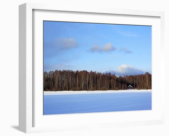 Winter Landscape, Suda, Vologda Region, Russia-Ivan Vdovin-Framed Photographic Print