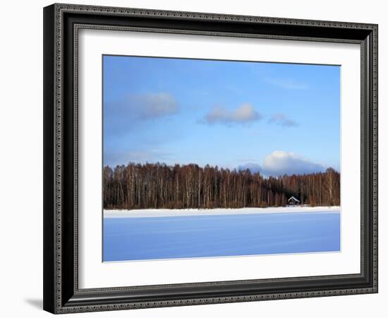 Winter Landscape, Suda, Vologda Region, Russia-Ivan Vdovin-Framed Photographic Print