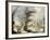 Winter Landscape with a Woodcutter-Gysbrecht Lytens-Framed Giclee Print