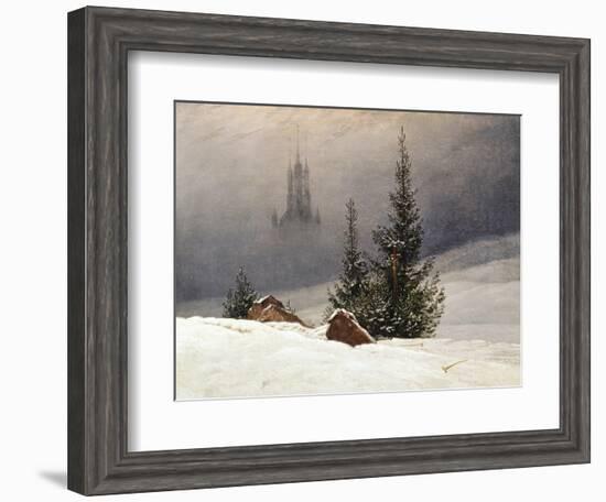 Winter Landscape with Church, 1811-Caspar David Friedrich-Framed Giclee Print