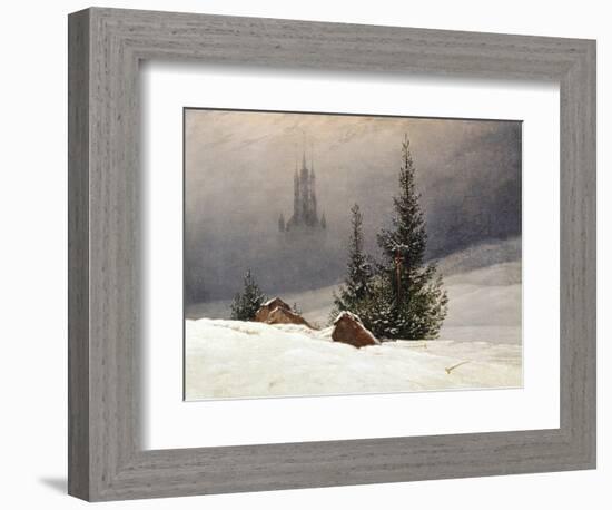 Winter Landscape with Church, 1811-Caspar David Friedrich-Framed Giclee Print