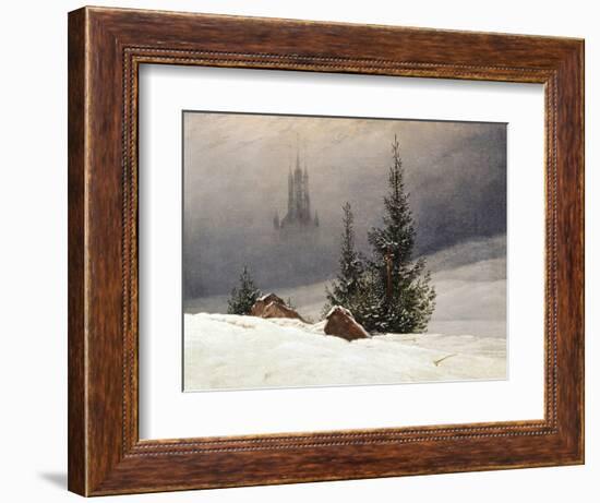 Winter Landscape with Church, 1811-Caspar David Friedrich-Framed Giclee Print