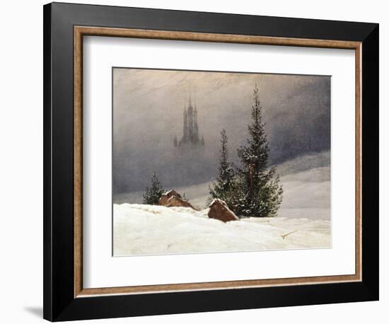 Winter Landscape with Church, 1811-Caspar David Friedrich-Framed Giclee Print