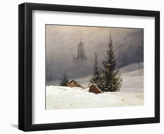 Winter Landscape with Church, 1811-Caspar David Friedrich-Framed Giclee Print