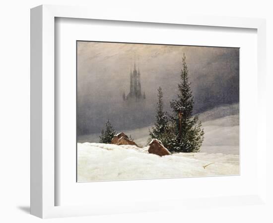 Winter Landscape with Church, 1811-Caspar David Friedrich-Framed Giclee Print