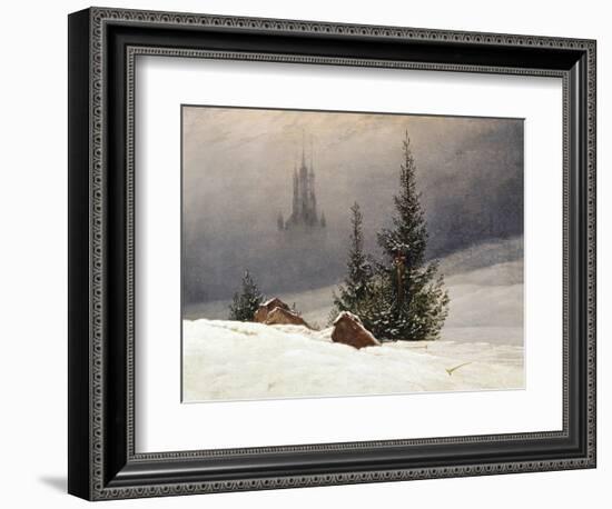 Winter Landscape with Church, 1811-Caspar David Friedrich-Framed Giclee Print