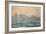 Winter Landscape with Evening Sky-Claude Monet-Framed Giclee Print