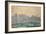 Winter Landscape with Evening Sky-Claude Monet-Framed Giclee Print