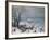 Winter Landscape with Snowfall Near Antwerp-Lucas van Valckenborch-Framed Giclee Print