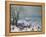 Winter Landscape with Snowfall Near Antwerp-Lucas van Valckenborch-Framed Premier Image Canvas