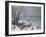 Winter Landscape with Snowfall Near Antwerp-Lucas van Valckenborch-Framed Giclee Print