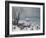 Winter Landscape with Snowfall Near Antwerp-Lucas van Valckenborch-Framed Giclee Print