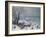 Winter Landscape with Snowfall Near Antwerp-Lucas van Valckenborch-Framed Giclee Print