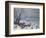 Winter Landscape with Snowfall Near Antwerp-Lucas van Valckenborch-Framed Giclee Print