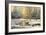 Winter Landscape With The Wood River-balaikin2009-Framed Art Print