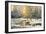 Winter Landscape With The Wood River-balaikin2009-Framed Art Print