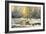 Winter Landscape With The Wood River-balaikin2009-Framed Art Print