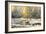 Winter Landscape With The Wood River-balaikin2009-Framed Art Print