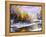 Winter Landscape With The Wood River-balaikin2009-Framed Stretched Canvas