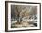 Winter Landscape With Wood And The River-balaikin2009-Framed Art Print