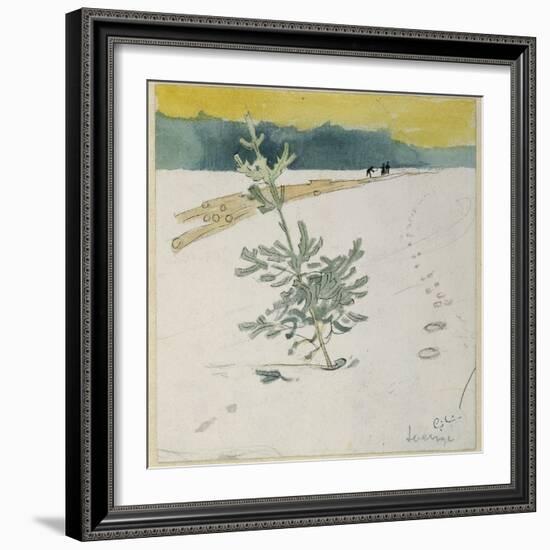 Winter Landscape-Carl Larsson-Framed Giclee Print