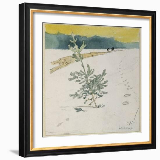 Winter Landscape-Carl Larsson-Framed Giclee Print