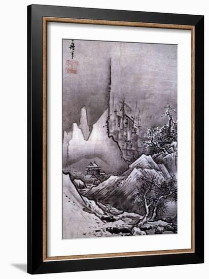 Winter Landscape-Toyo Sesshu-Framed Giclee Print