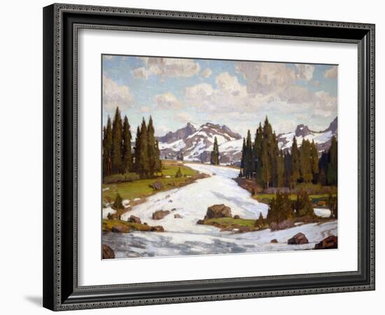 Winter Landscape-William Wendt-Framed Art Print