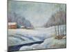 Winter Landscape-John Henry Twachtman-Mounted Giclee Print