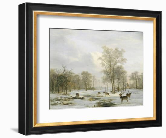 Winter Landscape-Jacobus Abels-Framed Giclee Print