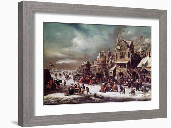 Winter Landscape-Rutger Verburgh-Framed Giclee Print