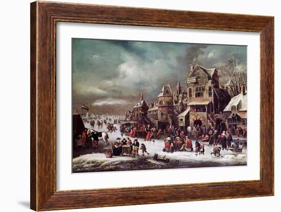 Winter Landscape-Rutger Verburgh-Framed Giclee Print