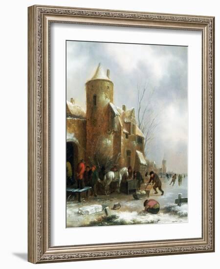 Winter Landscape-Claes Molenaer-Framed Giclee Print