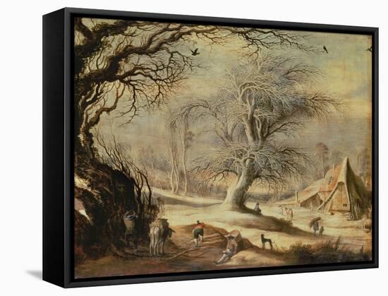 Winter Landscape-Gysbrecht Lytens or Leytens-Framed Premier Image Canvas