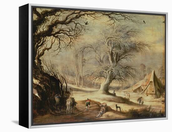 Winter Landscape-Gysbrecht Lytens or Leytens-Framed Premier Image Canvas