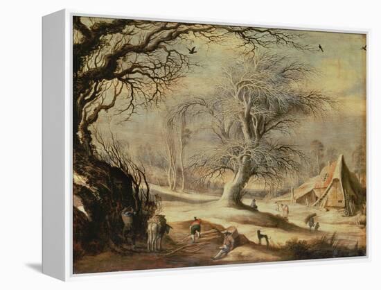 Winter Landscape-Gysbrecht Lytens or Leytens-Framed Premier Image Canvas