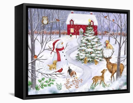 Winter Landscape-MAKIKO-Framed Premier Image Canvas