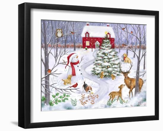 Winter Landscape-MAKIKO-Framed Giclee Print