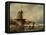 Winter Landscape-Andreas Schelfhout-Framed Premier Image Canvas