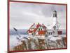 Winter Lighthouse-William Vanderdasson-Mounted Giclee Print