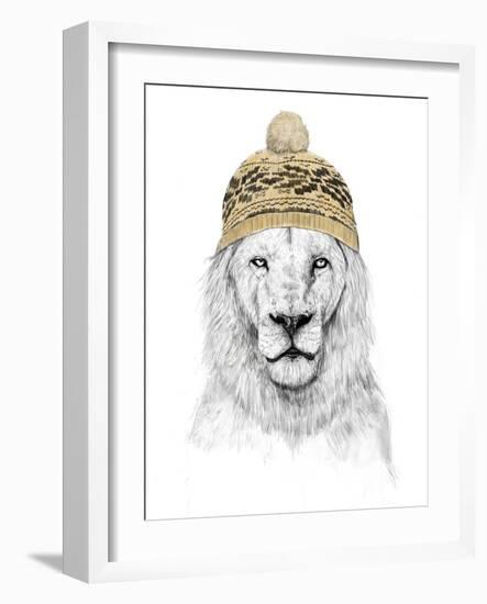 Winter Lion-Balazs Solti-Framed Photographic Print