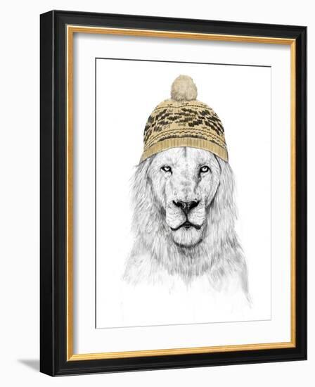 Winter Lion-Balazs Solti-Framed Photographic Print